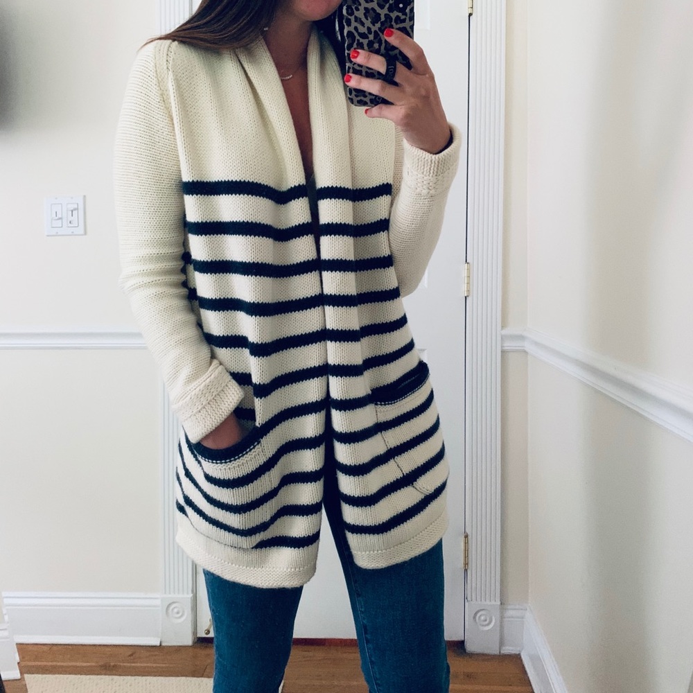 Beautiful warm jcrew Marino wool cardigan